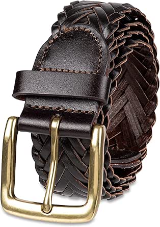 Amazon Essentials Men's Fully Adjustable Braided Belt