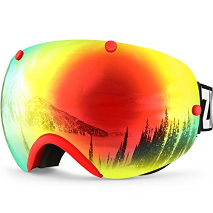 IceHacker XA Ski Snowboard Goggles Anti-fog UV Protection Spherical Dual Lens