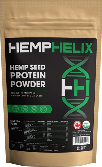 HempHelix - 2 lb. Organic Hemp Seed Protein Powder