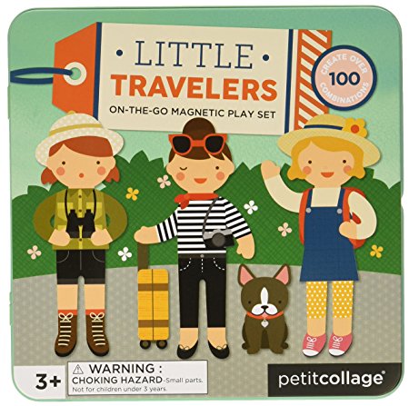 Petit Collage Mix and Match Magnetic Tin Little Traveler