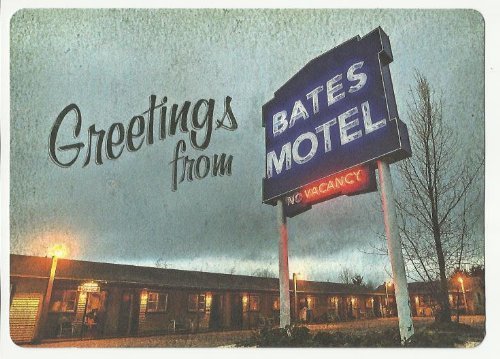 Bates Motel Post Card from Comic Con spin off from Psycho
