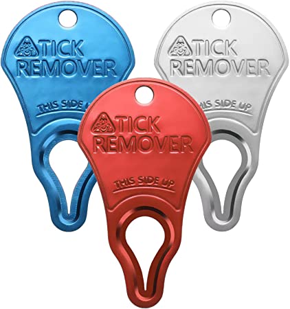 3 Pack Tick Remover Tool Portable, Tick Removal Tool for Pets, Humans and Animals, Safe and Portable, Pain-Free and Effective, Essential Tools for Outdoor Activities