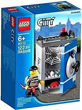 Lego City Coin Bank Lego 40110 122 Pc