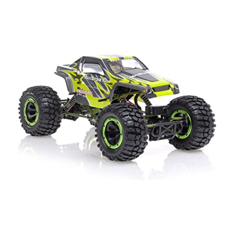 1/10th Scale 2.4Ghz Exceed RC MaxStone 4WD Powerful Electric Remote Control Rock Crawler 100% RTR