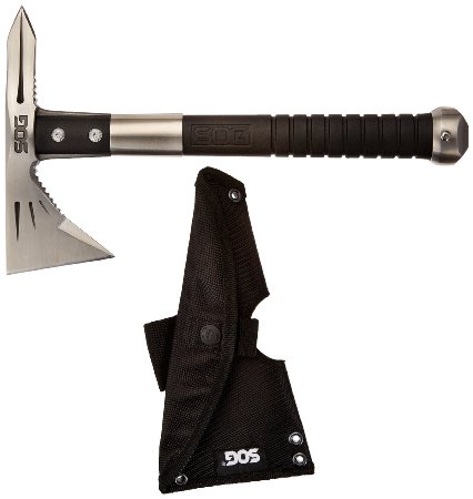 SOG Specialty Knives & Tools Voodoo Hawk Mini Tomahawk with Satin Finish - F182N-CP