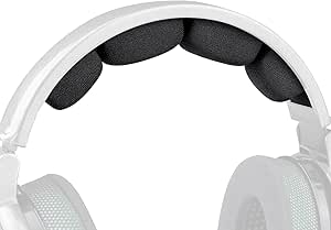 SOULWIT Replacement Mesh Fabric Headband Pad Kit for Sennheiser HD660S/HD660S2/HD650/HD600/HD6XX/HD58X/HD580/HD565/HD545/HD535 Headphones, Headset Head Band Top Cushion Cover Repair Part (4-Bulges)