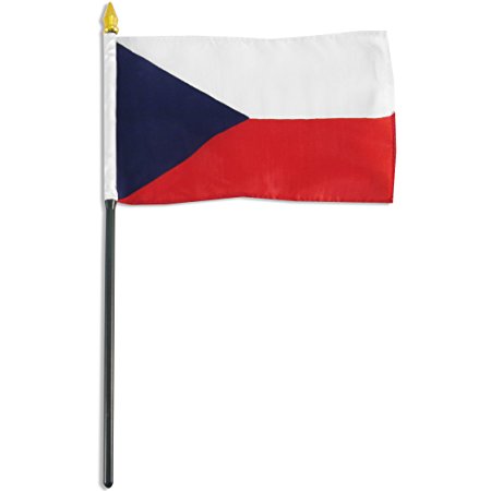 US Flag Store Czech Republic Flag, 4 by 6-Inch