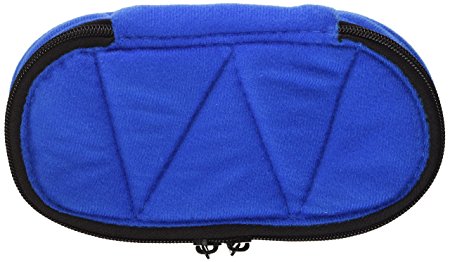 5-Bottle Purse-size Essential Oil Carrying Case - Royal Blue with Baby Blue interior