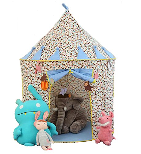 Latest Cotton Version Princess Castle Play Tent for Child Best Christmas Birthday Gift, Your Baby will Enjoy this Foldable Play playhouse/Ball Pit Toy for Indoor & Outdoor Use - boy