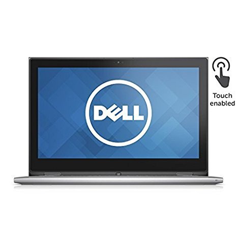 Dell 13.3" 2-in-1 Full HD Touchscreen Flagship Laptop, Intel Core i7-6500U Processor, 8GB RAM, 256GB SSD, Backlit Keyboard, 11-hour Battery Life, Windows 10