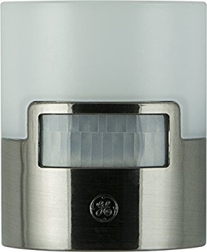 GE 30815 UltraBrite Motion-Activated LED Light with Premium Nickel Finish, Brushed Nickel