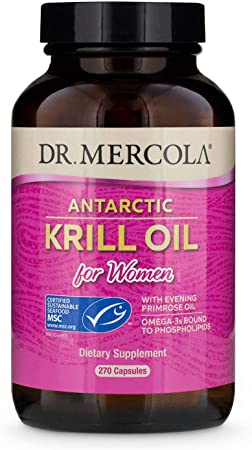 Dr. Mercola, Antarctic Krill Oil, 90 Servings (180 Capsules), Support a Healthy Heart, Overall Joint Comfort and Immune Function, MSC Certified, non GMO, Soy-Free, Gluten Free