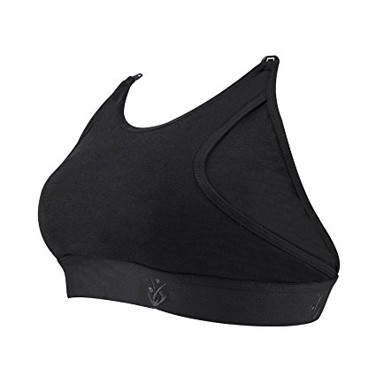 Hands-Free Nursing Bra Accessory, Strapless Pumping Bra Attachment by Momcozy - Pairs w/ Clip and Pump Bras for Breast Pump of Medela, Lansinoh, Ameda, Spetra, Evenflo etc