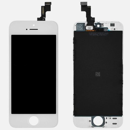 LCD Touch Screen Replacement Digitizer Assembly Display Touch for Iphone 5S White   Repair Tool Kits   Free Gift [Fast Shipment from USA]