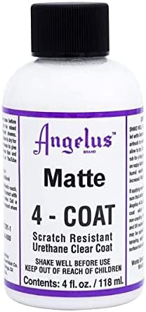 Angelus 4-Coat Scratch Resistant Urethane Clear Coat Matte 4oz