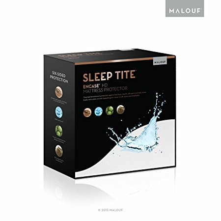 SLEEP TITE ENCASE Lab Certified Bed Bug Proof Mattress Encasement Protector - Hypoallergenic - 100% Waterproof - 15 Year Warranty - Vinyl Free - Split Cal King
