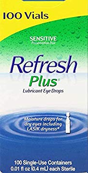 Refresh Plus Eye Drops -Preservative-free- Soothing Relief- Single-use Vials (100 ct.)