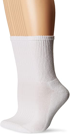 Gildan womens Half Cushion Crew Socks, 10 Pairs Socks