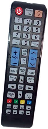 Replaced Remote Control Compatible for Samsung PN43E450A1F LT22B350ND/ZA PN43F4500AFXZA UN22F5000AF UN40EH5000F UN50EH5000F LED HDTV PLASMA TV