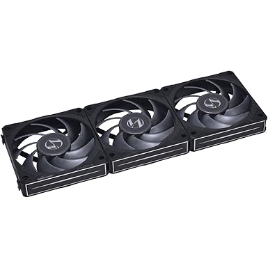 LIAN LI UNI Fan P28 120 Triple Pack Blackwith a Fan Speed Controller