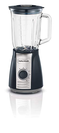 Morphy Richards 403010 Table Blender with Ice Crusher Blades 600 W, 1.6 liters, Grey