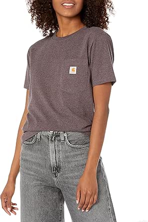 Carhartt Women's Loose Fit Heavyweight Short-Sleeve Pocket T-Shirt