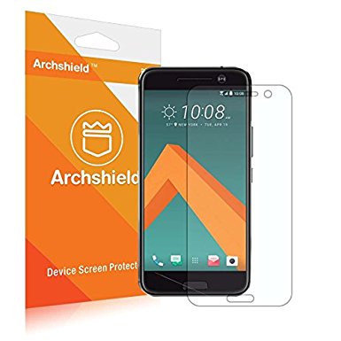 HTC 10 Screen Protector, Archshield - HTC 10 High Definition Clear Screen Protector 3-Pack (Lifetime Warranty)