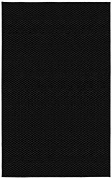 Garland Rug Medallion Area Rug, 9-Feet by 12-Feet, Black