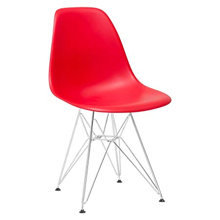 Poly and Bark Padget Side Chair in Red
