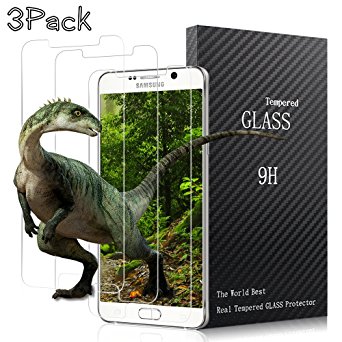 Samsung Galaxy Note 5 Screen Protector,XUZOU Tempered Glass 3D Touch Compatible,9H Hardness,Bubble Free(3Pack)
