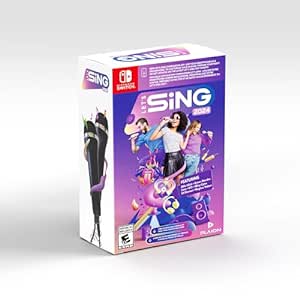 Let's Sing 2024   2 hard bundled mics - Nintendo Switch