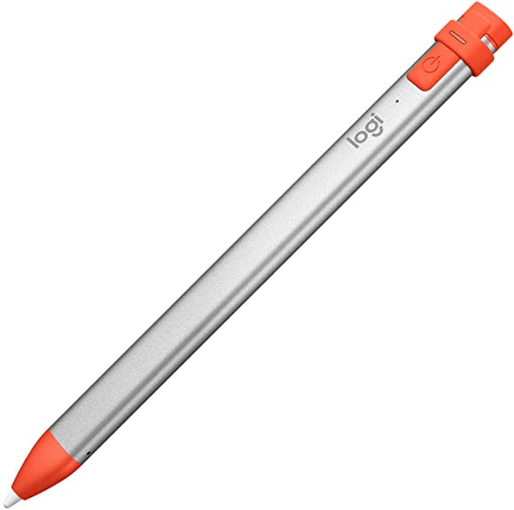 Logitech Crayon Digital Pencil for iPad Pro 12.9-Inch (3rd Gen), iPad Pro 11-Inch, iPad (7th Gen), iPad (6th (Gen), iPad Air (3rd Gen), iPad Mini 5, iOS 12.2 and Above — (Orange)