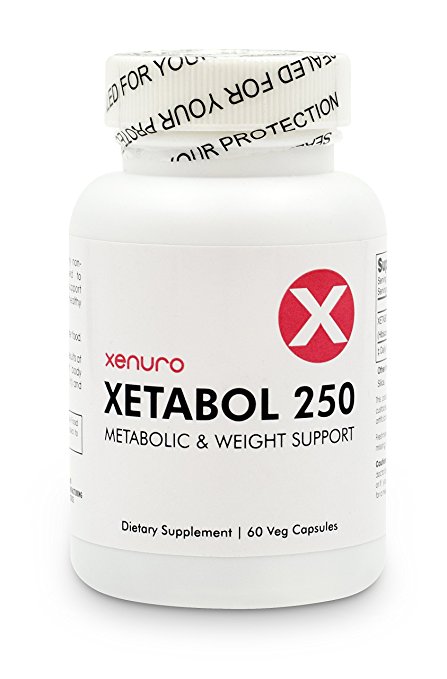 Xenuro Xetabol 250 - Metabolic & Weight Support - Patented Clinically Proven Metabolism Support, Stimulant Free Fat Burner for Weight Loss, Blood Pressure Support, Cholesterol Support, Natural