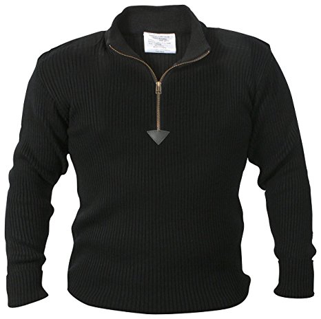 Rothco 1/4 Zip Acrylic Commando Sweater