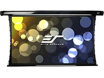 Elite Screens CineTension2, 84-inch, 4:3, Tab-Tensioned Electric Drop Down Projection Projector Screen, TE84VW2