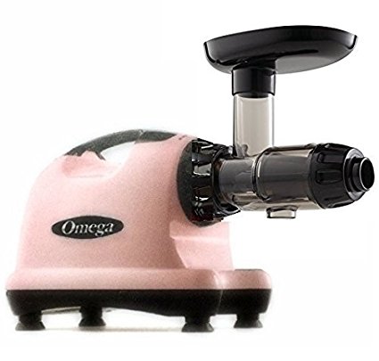 Omega J8006 Nutrition Center masticating Dual-stage Juicer Juice Extractor (pink)