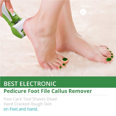 Zone - 365 Electronic Pedicure Foot File Callus Remover