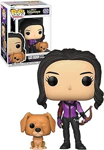 Funko Pop! & Buddy Marvel: Hawkeye - Kate Bishop with Lucky Pizza Dog Vinyl Bobblehead