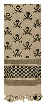 Rothco Skulls Shemagh Tactical Desert Scarf