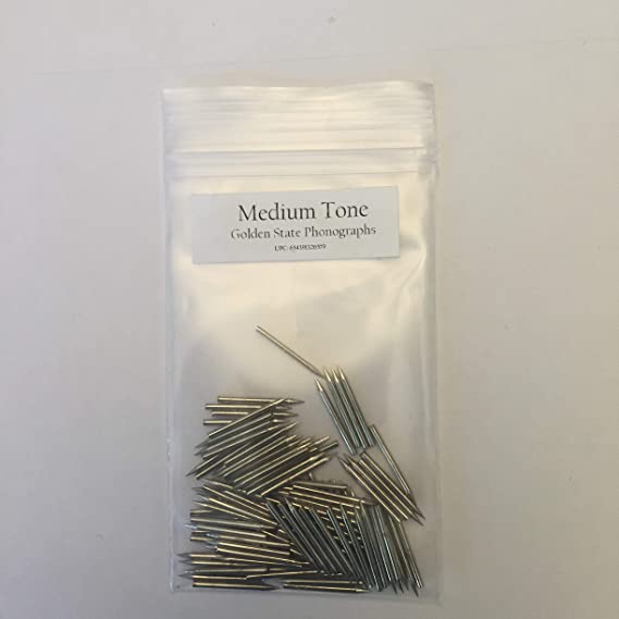 Steel Phonograph Needles (Medium Tone) for Victrola and other Phonograph Brands