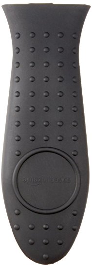 AmazonBasics Silicone Hot Handle Holder, Black