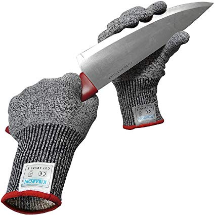 KITCHEN GLOVES CUT RESISTANT: Food Safe with High Performance Level 5 Protection for Your Safety. (Women's Small)