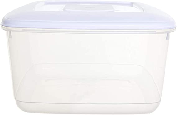 St@llion Large Dry Food Storage Containers Airtight Plastic Silver Food Storage Dispenser Great for Cereal, Flour, Sugar, Baking Supplies Kitchen Pantry Storage Keeper (10 Litre)