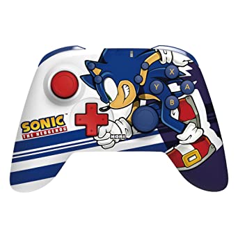 HORI Nintendo Switch Wireless HORIPAD (Sonic) Pro Controller - Officially Licensed By Nintendo & Sega