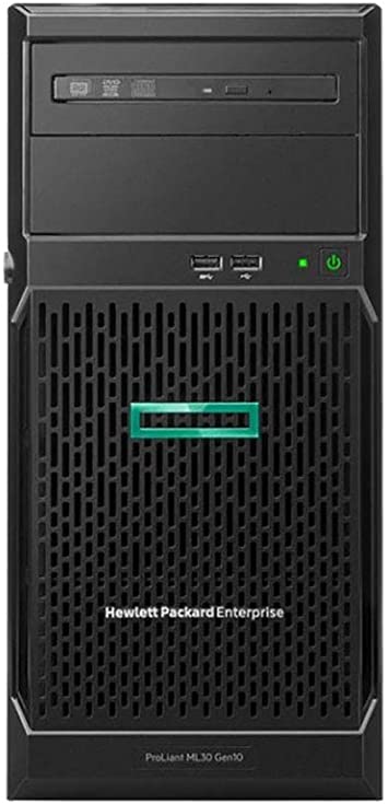 HP ProLiant ML30 Gen10 Tower Server Bundle with Intel Xeon E-2124, 32GB DDR4, 4TB SSD, RAID, Windows Server 2019 Standard