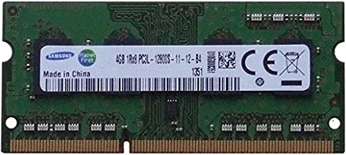 Samsung original 4GB, 204-pin SODIMM, DDR3 PC3L-12800, ram memory module for laptop ( M471B5173EB0-YK0 )