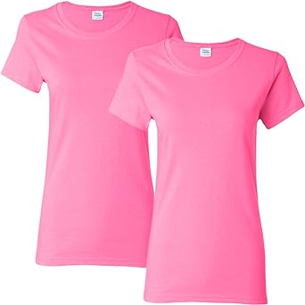 Gildan Women's Heavy Cotton T-Shirt, Style G5000L, 2-Pack