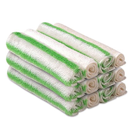 MR. SIGA Bamboo Fiber Cleaning Cloths, Pack of 12, Size:23 x 18cm