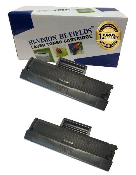 Compatible DELL B1160 1160 331-7335 YK1PM HF442 2 Pack Black Toner Cartridge Replacement for Dell B1160B1160WB1163WB1165nfw by HI-VISION HI-YIELDS