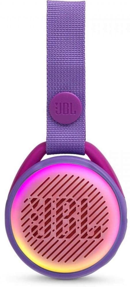 JBL JR POP - Portable Wireless Speaker with Light Feature for Kids - Fun Speaker for Little Music Fans - Purple